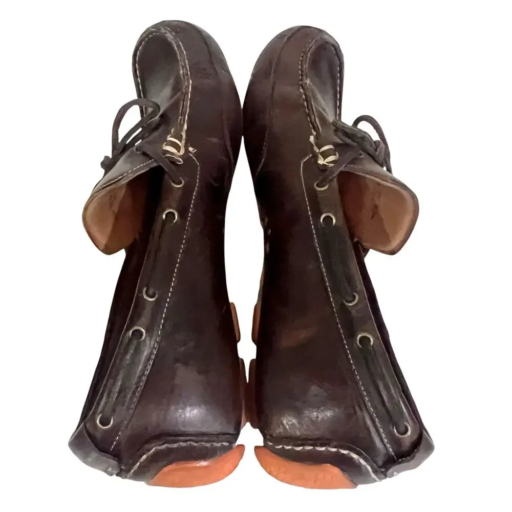 Cole Haan Driving Moc Mens Size 10.5 M Brown Leather Comfort Preppy Casual